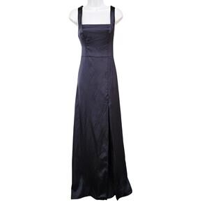 Thread Midnight Square Neck Satin‎ Gown Size M NWT Formal Holiday Party Event
